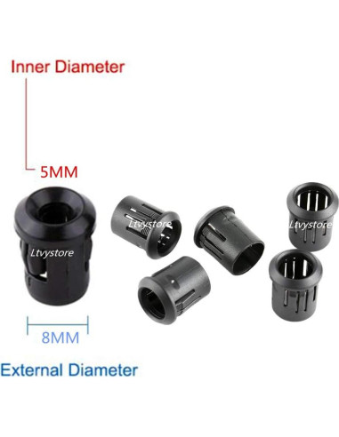 100 Pcs LED Pre Cableado 5mm Ltvystore 12V 20cm 5 Colores