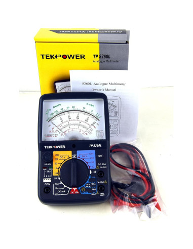 Multímetro Analógico Tekpower TP8260L con Luz de Fondo