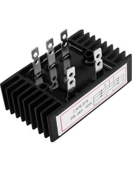 Rectificador de Puente Diodo Trifásico Oumefar 100A 1600V