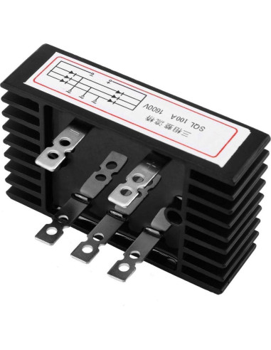 Rectificador de Puente Diodo Trifásico Oumefar 100A 1600V