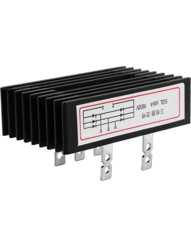 Rectificador de Puente Diodo Trifásico Oumefar 100A 1600V