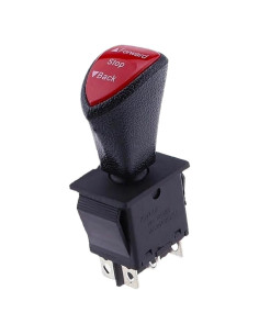 Interruptor deslizante DPDT 6 pines JDIME 250V 16A negro