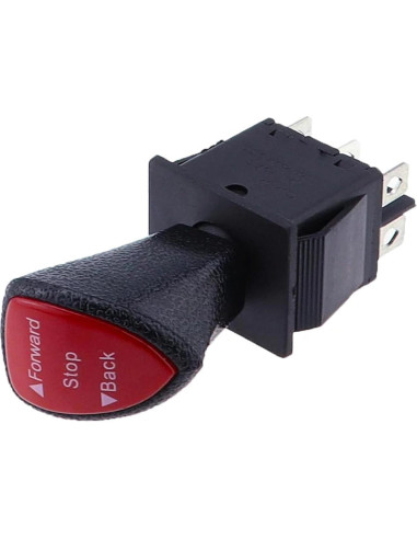 Interruptor deslizante DPDT 6 pines JDIME 250V 16A negro