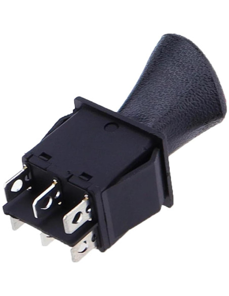 Interruptor deslizante DPDT 6 pines JDIME 250V 16A negro