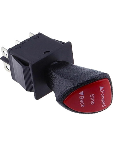 Interruptor deslizante DPDT 6 pines JDIME 250V 16A negro