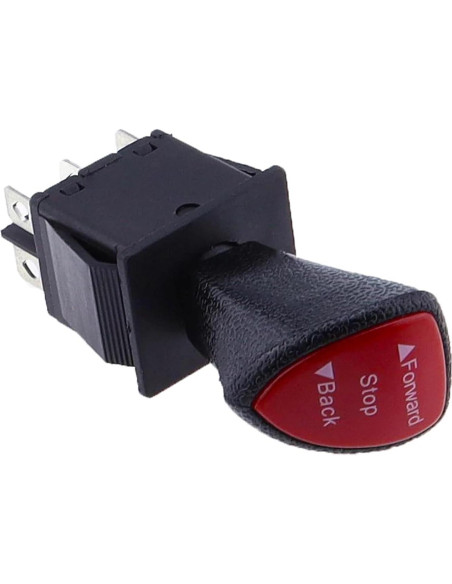 Interruptor deslizante DPDT 6 pines JDIME 250V 16A negro