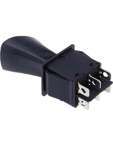 Interruptor deslizante DPDT 6 pines JDIME 250V 16A negro