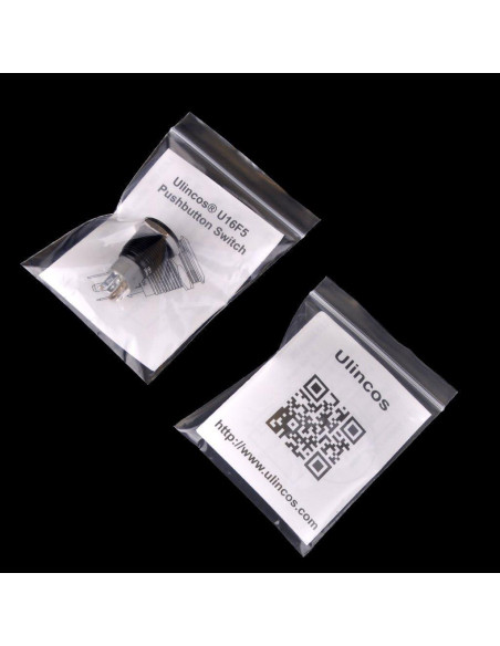 Interruptor de Botón de Presión Ulincos U16F5 1NO1NC Azul