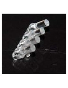 Tubería de Luz LED Redonda 515-1020F Clara Rígida 25 Unidades