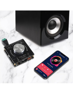 Amplificador Bluetooth Diitao ZK-502H 50W Doble Canal AUX/USB 2