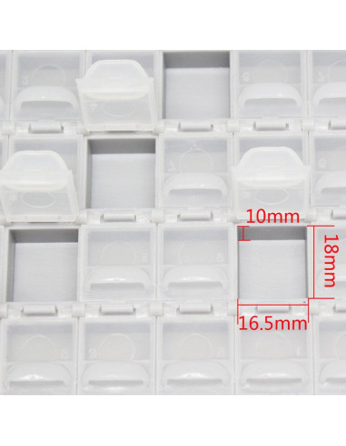 Organizador de Componentes AideTek BOX-ALL-72 72 Compartimentos