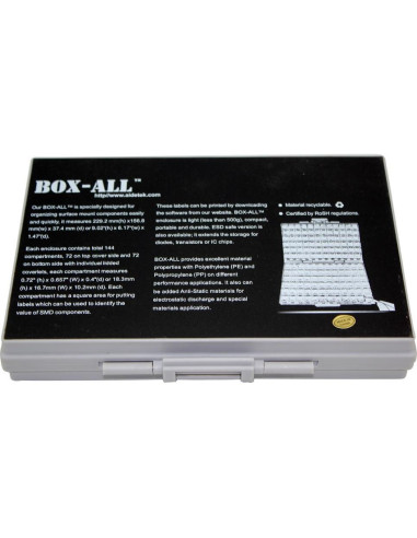 Organizador de Componentes AideTek BOX-ALL-72 72 Compartimentos