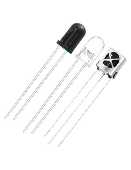 Kit 20 Piezas Diodos Infrarrojos 5mm y Fototransistores EMKIERTYERYR