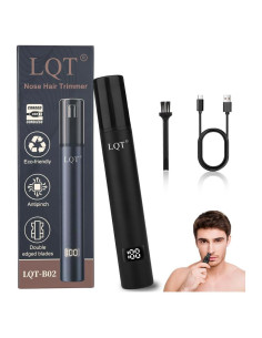 Recortador de Vello Nasal LQT200 Recargable USB Tipo-C LED