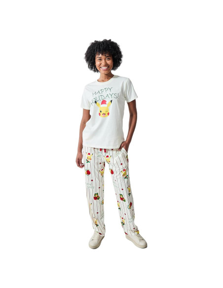 Conjunto de Dormir Pokémon Felices Fiestas Mujeres 2-Pack