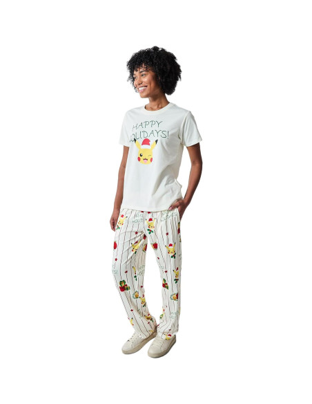 Conjunto de Dormir Pokémon Felices Fiestas Mujeres 2-Pack