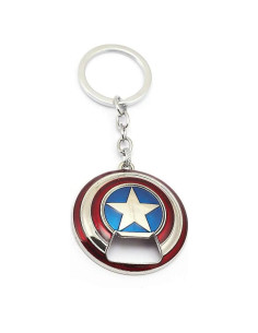 Abrebotellas llavero escudo Nidavellir plata 5.08 cm