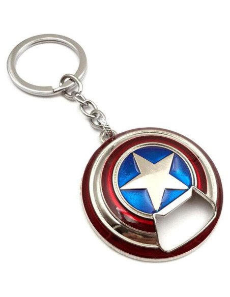 Abrebotellas llavero escudo Nidavellir plata 5.08 cm