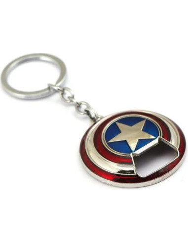 Abrebotellas llavero escudo Nidavellir plata 5.08 cm