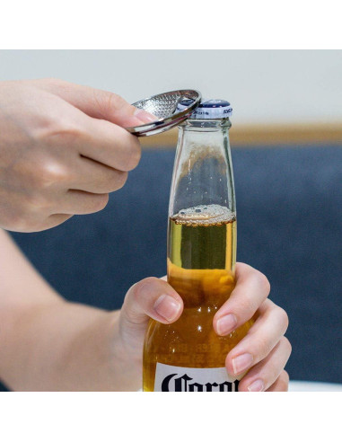 Abrebotellas llavero escudo Nidavellir plata 5.08 cm