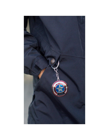 Abrebotellas llavero escudo Nidavellir plata 5.08 cm