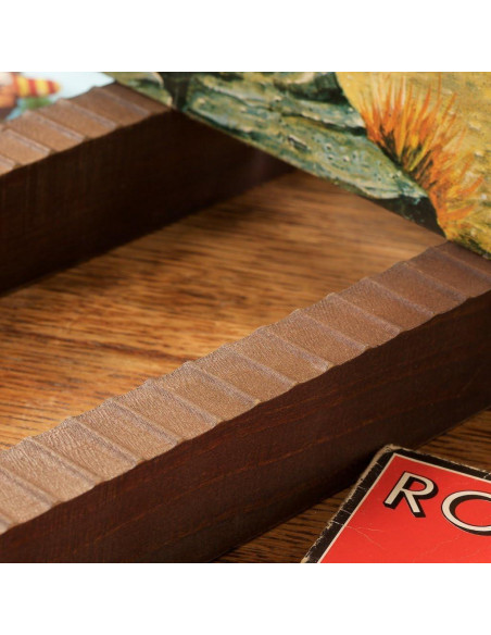 Soporte para Discos de Vinilo KAIU - Madera Nuez, 50 LPs