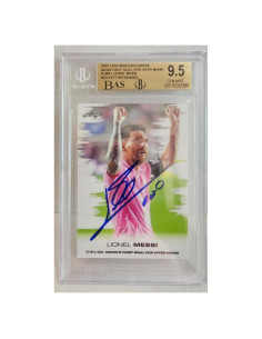 Tarjeta de Fútbol Autografiada Lionel Messi Inter Miami 2023