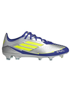 Botas de Fútbol Adidas Pro Messi FG Hombre 7.5 Plata Amarillo