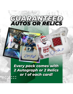 Caja de Tarjetas de Fútbol NFL - 100 Tarjetas + 2 Autografiadas 2