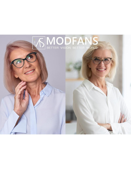 Gafas de Lectura MODFANS Ojo de Gato 4x Paquete 4 Colores Gafas de Lectura MODFANS Ojo de Gato 4x Paquete 4 Colores