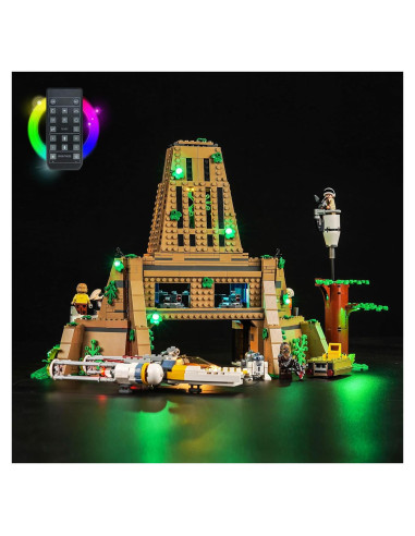 Kit de Luz LED Hilighting para LEGO Yavin 4 con Control Remoto