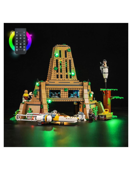 Kit de Luz LED Hilighting para LEGO Yavin 4 con Control Remoto