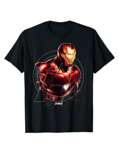 Camiseta Gráfica Iron Man Marvel Avengers Endgame Unisex