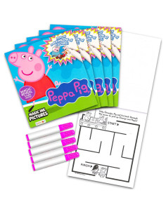 Conjunto de 6 Libros para Colorear Peppa Pig - Sin Desorden 2
