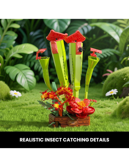 Juego de Construcción Plantas Carnívoras SHAREHB 455PCS