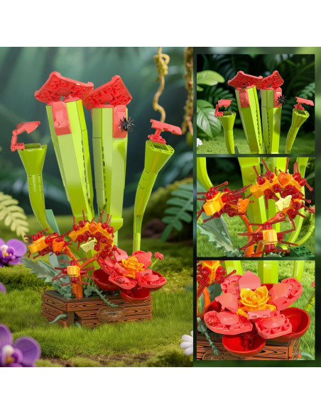 Juego de Construcción Plantas Carnívoras SHAREHB 455PCS