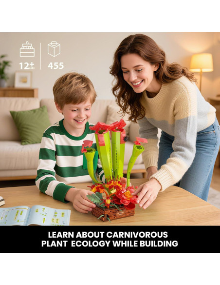 Juego de Construcción Plantas Carnívoras SHAREHB 455PCS