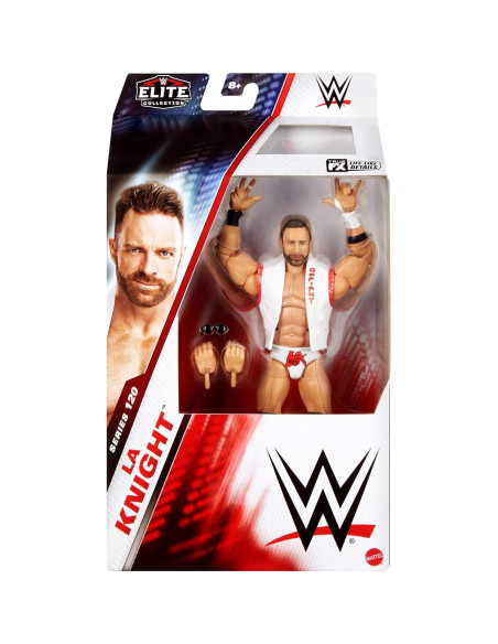 Figura de Acción Elite Mattel WWE LA Knight 15 cm con Accesorios