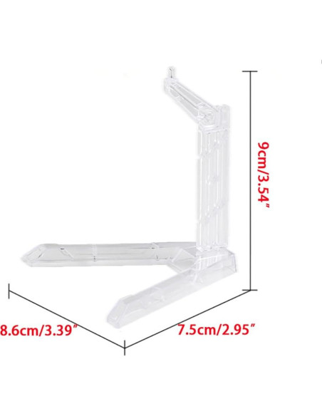 12 Soportes de Exhibición para Figuras de Acción Gundam 1/144