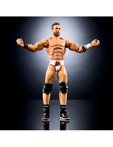 Figura de Acción Elite Mattel WWE LA Knight 15 cm con Accesorios