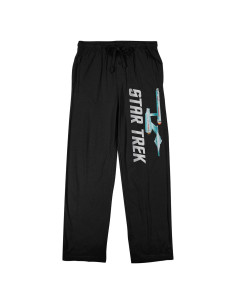 Pantalones de Dormir Negros Bioworld Star Trek Hombre