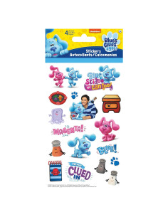 Calcomanías Pistas de Blue Trends International - 4 Hojas Multicolor