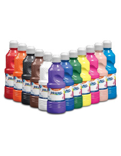 Pintura Tempera Líquida Prang 12 Colores 16 Oz. (473 ml)