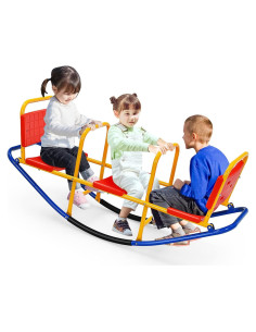 Balancín 2 en 1 Costzon para Niños de 3 a 8 Años, Metal