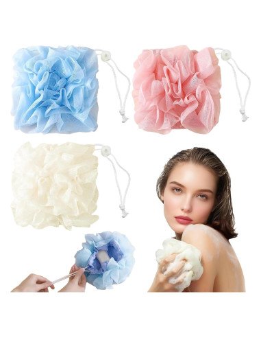 Paño de Lufa 3 Piezas YuXiShuoYue para Jabón en Barra