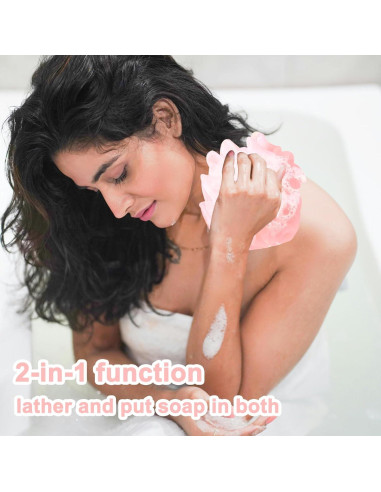 Paño de Lufa 3 Piezas YuXiShuoYue para Jabón en Barra