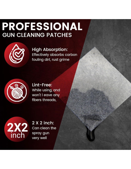 Suministros de limpieza de armas BABONIE 5300 - 800 piezas