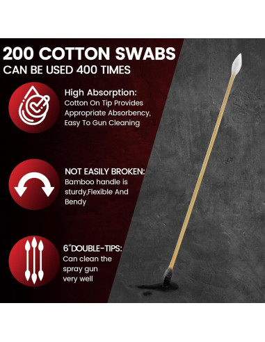 Suministros de limpieza de armas BABONIE 5300 - 800 piezas