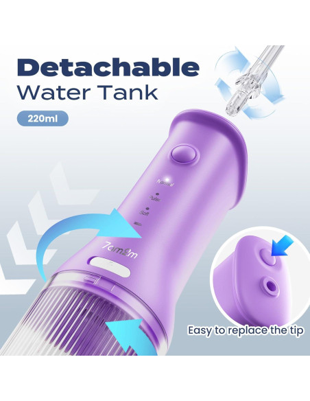 Hilo Dental Portátil 7AM2M Inalámbrico Recargable IPX7