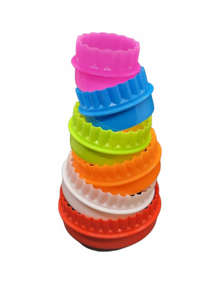 Juego de Cortadores de Galletas Handy Housewares 6 Piezas Redondos